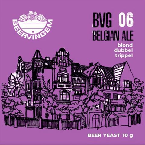 1. Пивные дрожжи Belgian Ale BVG-06 (Beervingem), 10 г